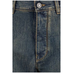 Blue Cotton Jeans Denim