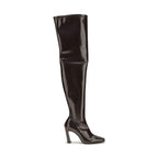 Brown Rayon Over The Knee