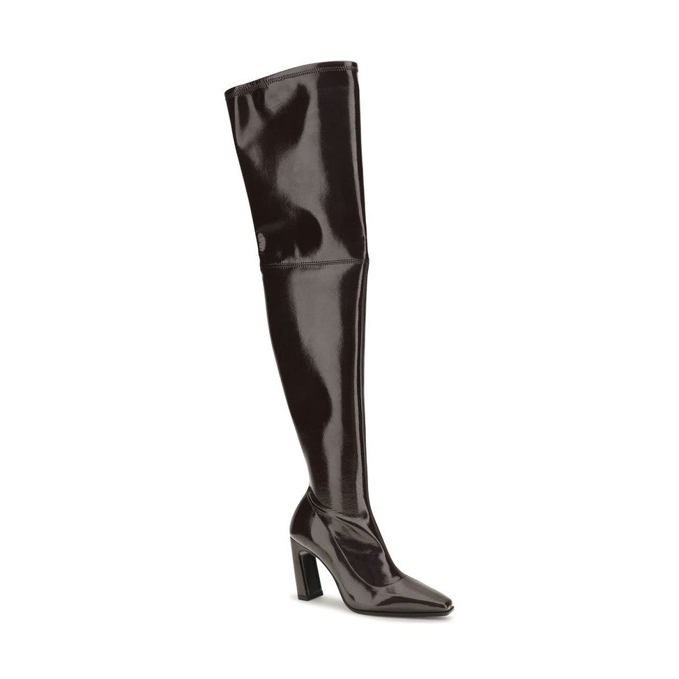 Brown Rayon Over The Knee