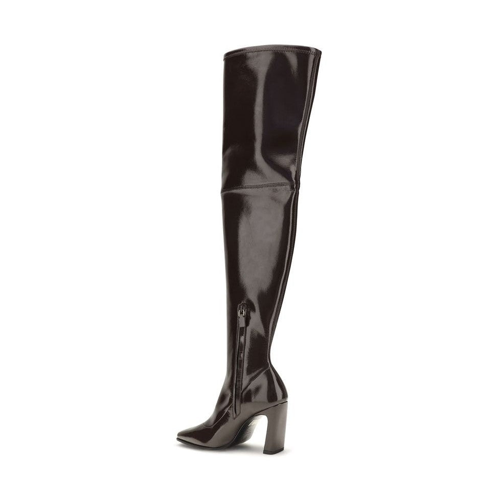 Brown Rayon Over The Knee