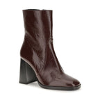 Bordeaux Calf Leather Bos Taurus Ankle Boots