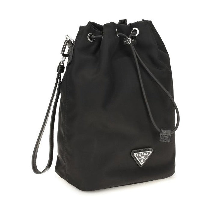 Black Nylon Handbag