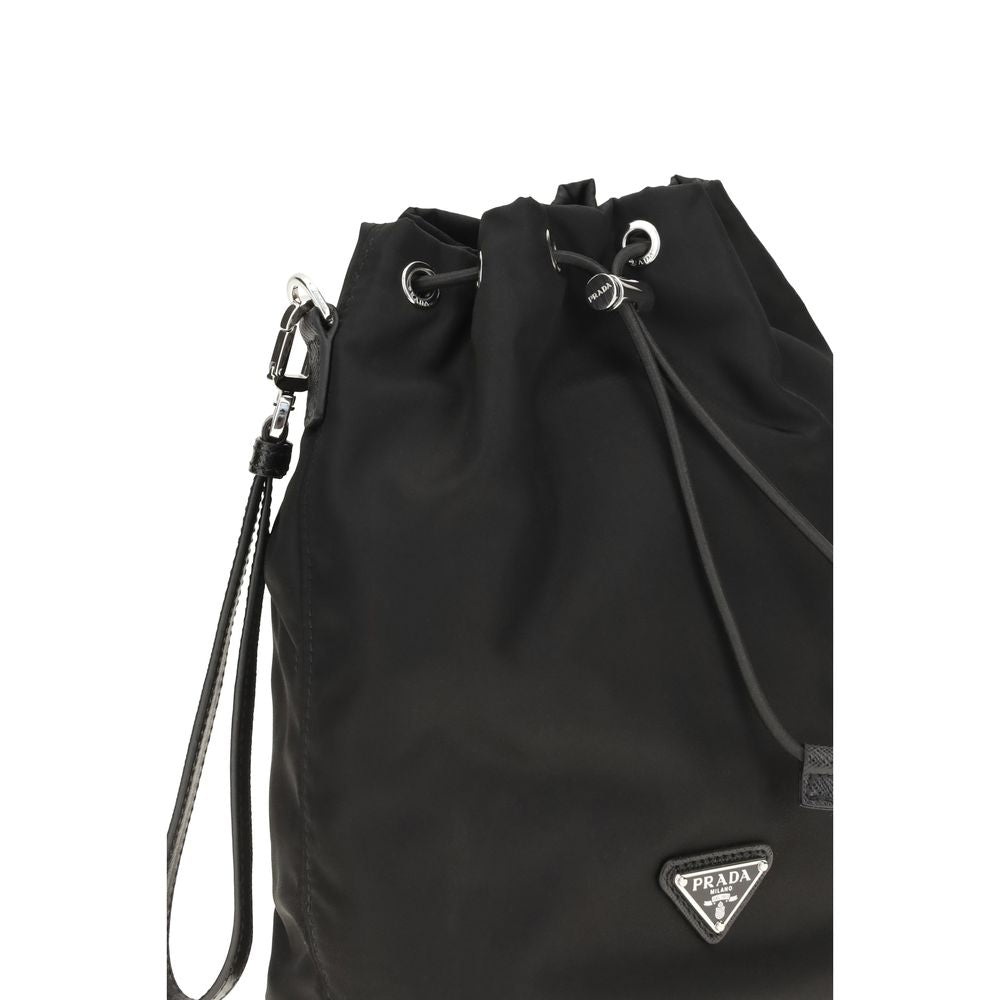 Black Nylon Handbag
