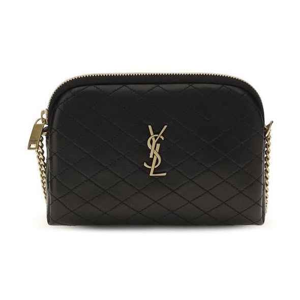 Black Calf Leather Bos Taurus Shoulder Bag