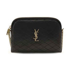 Black Calf Leather Bos Taurus Shoulder Bag