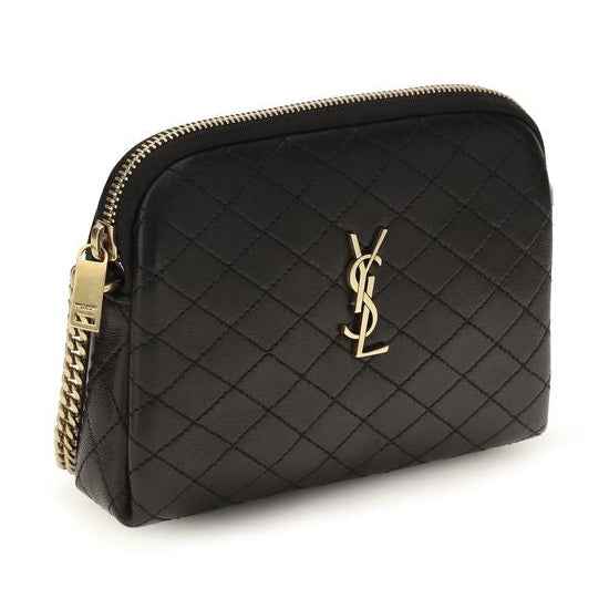 Black Calf Leather Bos Taurus Shoulder Bag