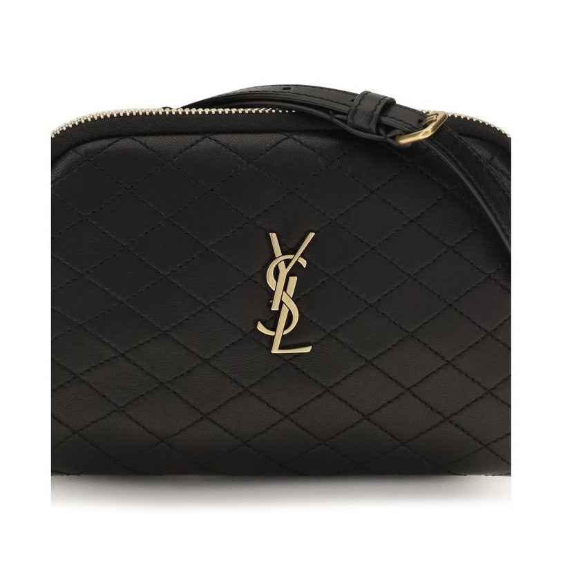 Black Calf Leather Bos Taurus Shoulder Bag