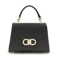 Black Calf Leather Bos Taurus Handbag