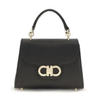Black Calf Leather Bos Taurus Handbag