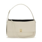 Beige Calf Leather Bos Taurus Shoulder Bag