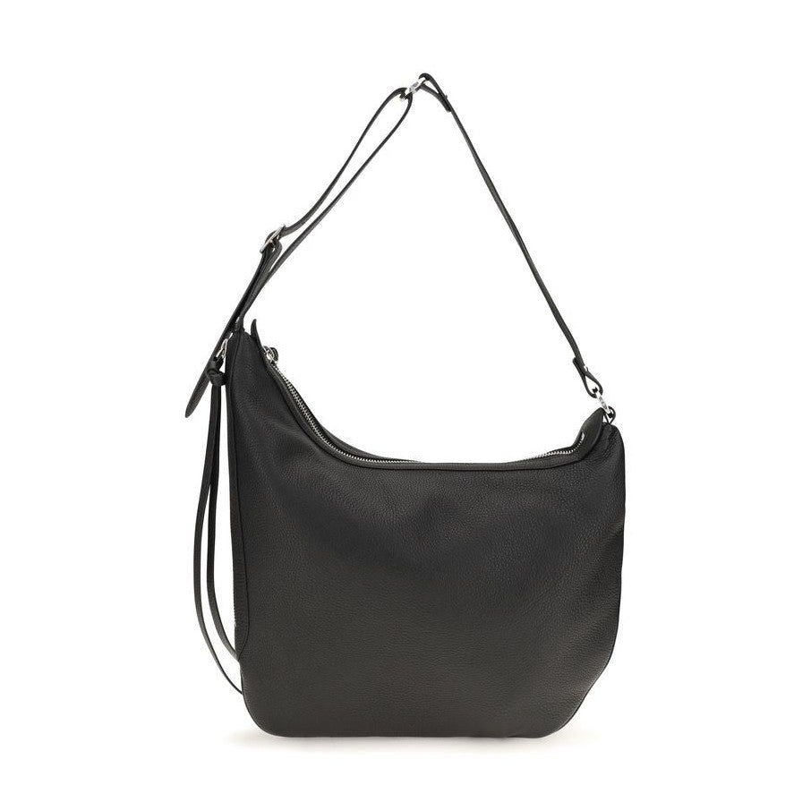 Black Calf Leather Bos Taurus Shoulder Bag
