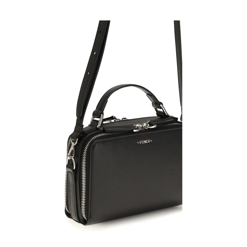 Black Calf Leather Bos Taurus Handbag