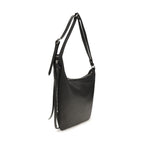 Black Calf Leather Bos Taurus Shoulder Bag