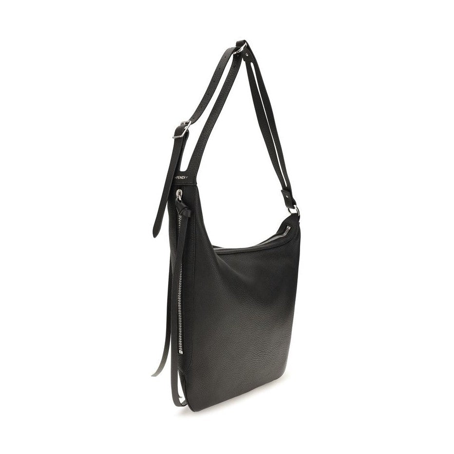Black Calf Leather Bos Taurus Shoulder Bag