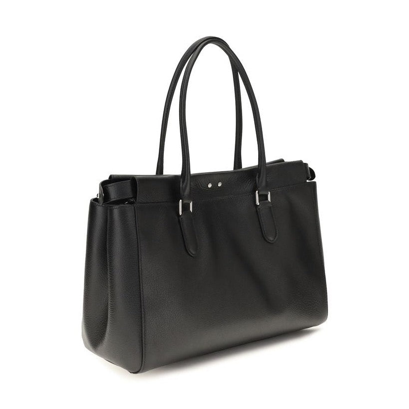 Black Calf Leather Bos Taurus Shoulder Bag