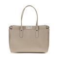 Beige Calf Leather Bos Taurus Shoulder Bag