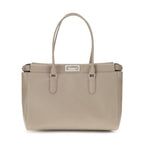 Beige Calf Leather Bos Taurus Shoulder Bag