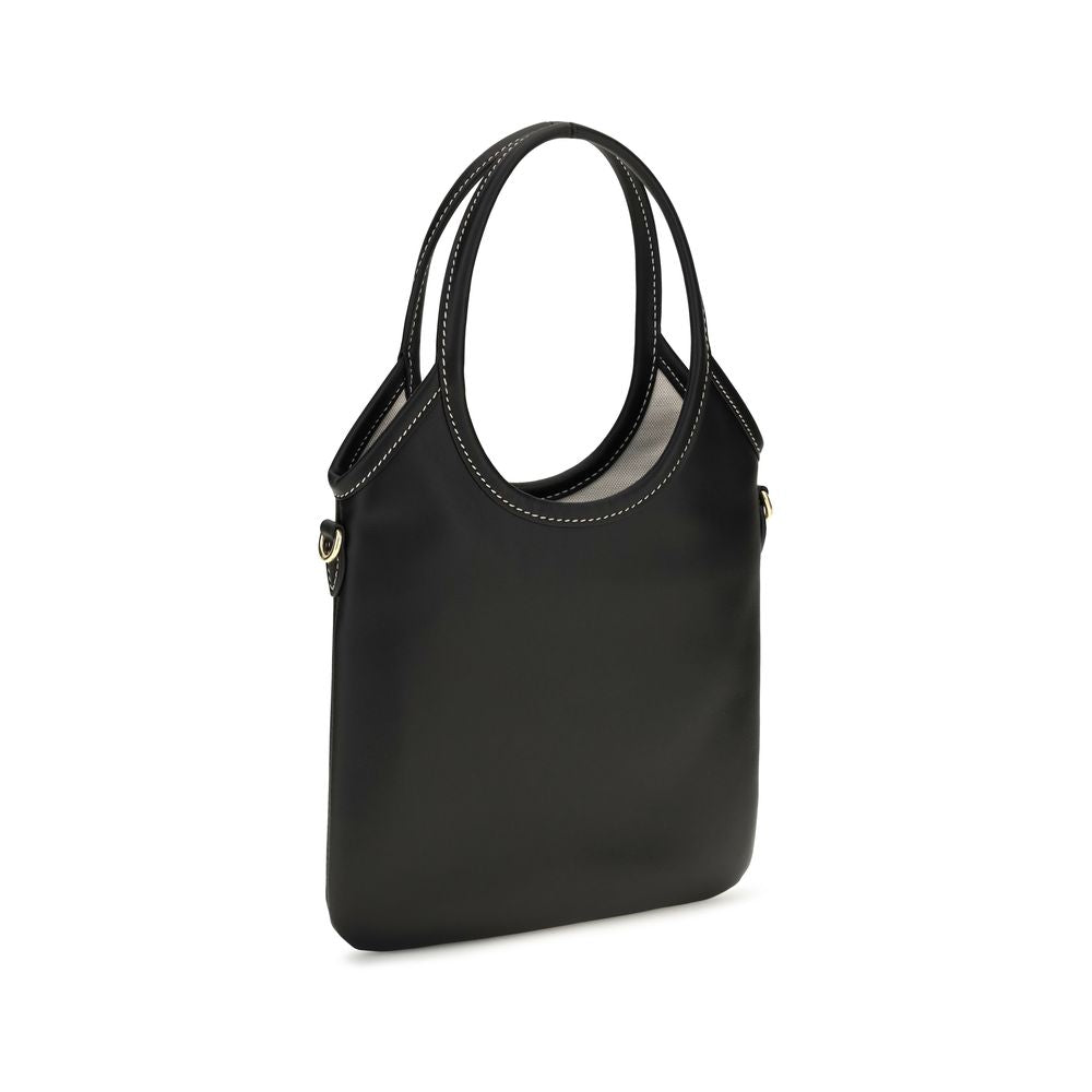 Black Calf Leather Bos Taurus Handbag