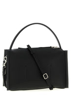 Black Calfskin Shoulder Bag