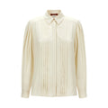 White Silk Blouse
