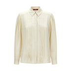 White Silk Blouse