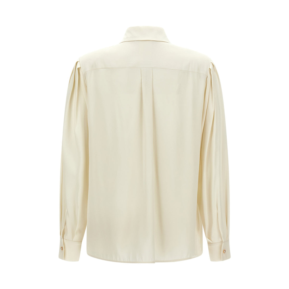 White Silk Blouse