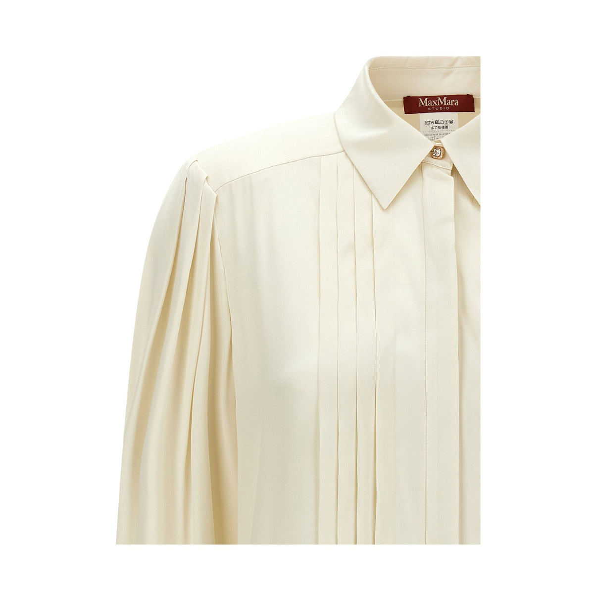 White Silk Blouse