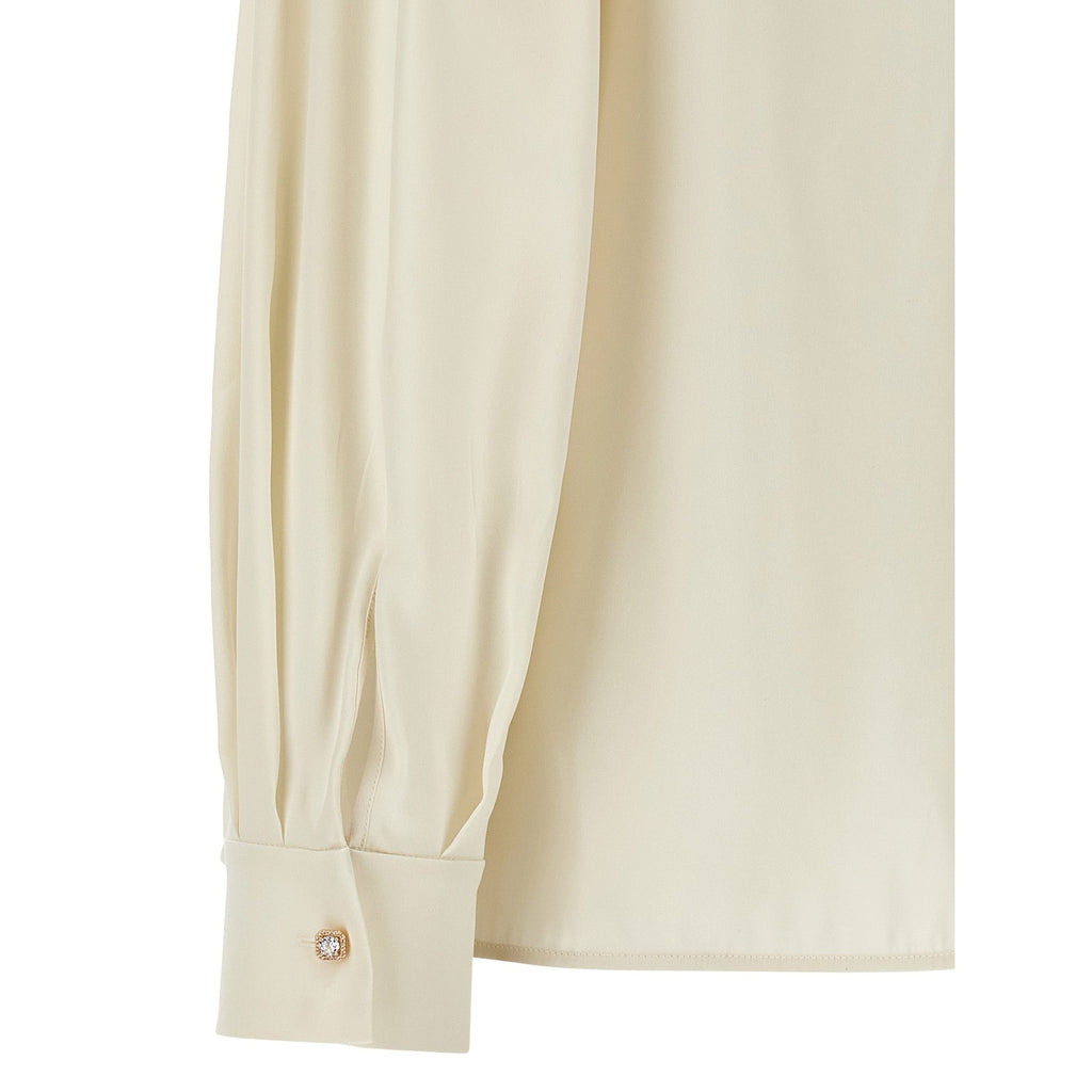 White Silk Blouse
