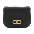 Black Calfskin Crossbody Bag