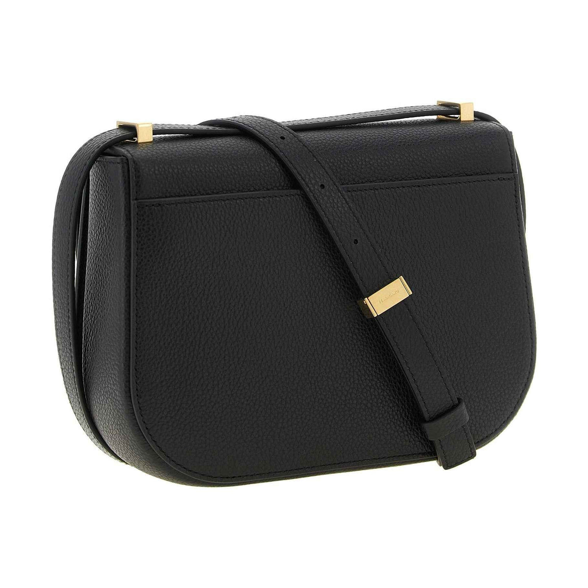 Black Calfskin Crossbody Bag