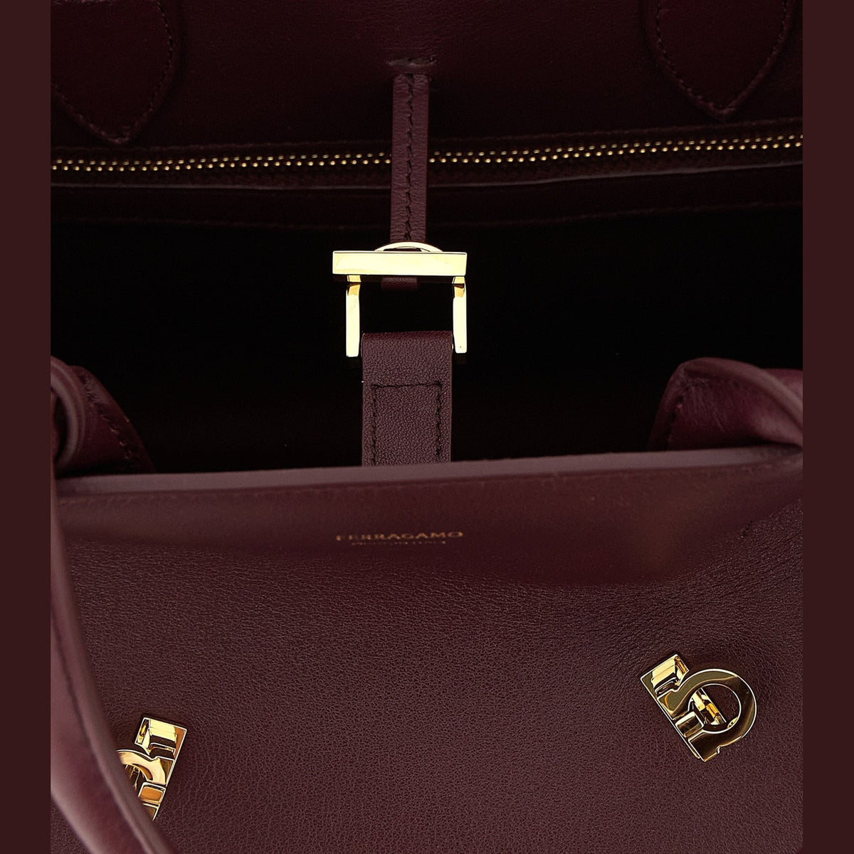 Bordeaux Calfskin Handbag