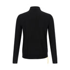 Black Virgin Wool Polo Shirt