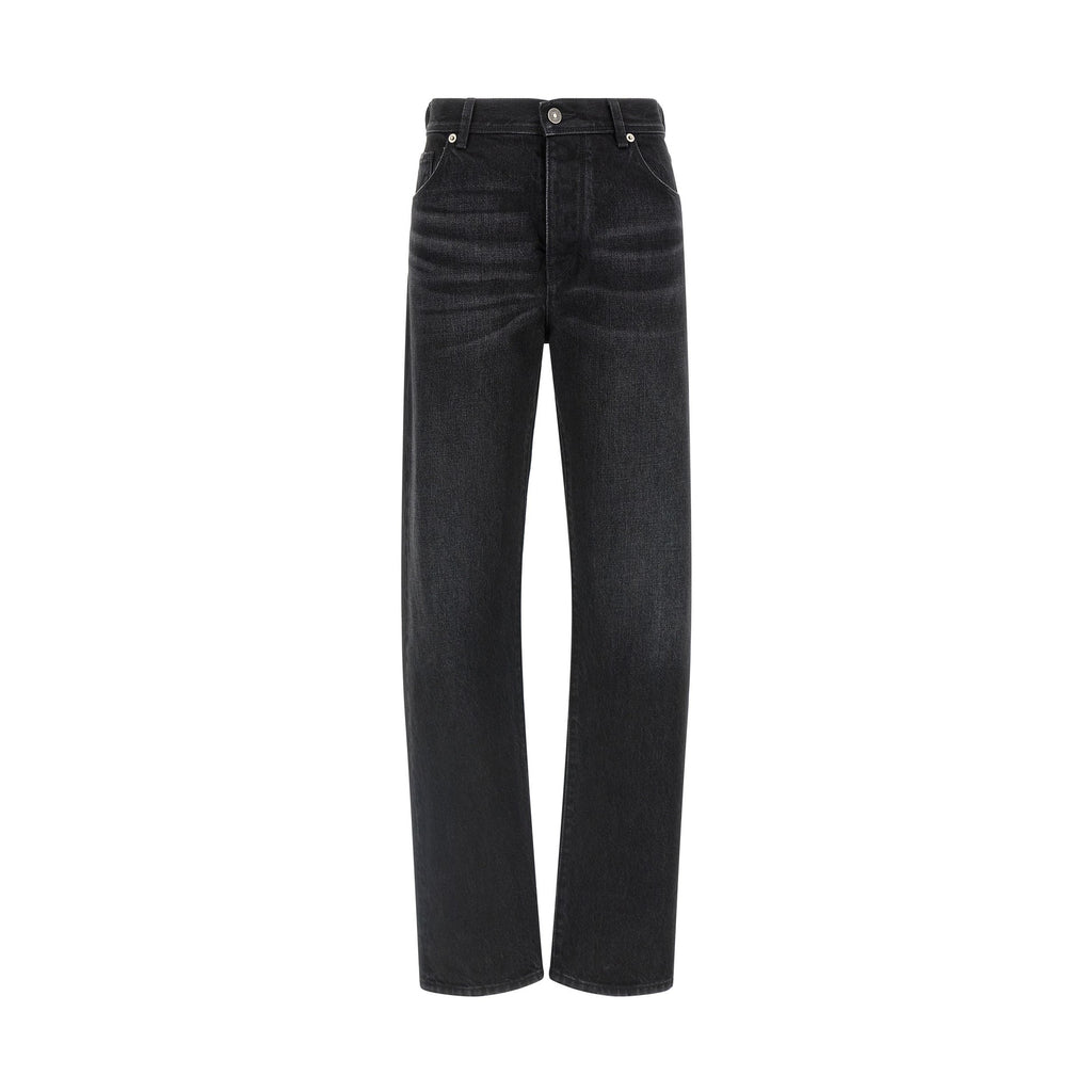 Black Cotton Jeans Denim