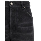 Black Cotton Jeans Denim
