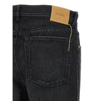 Black Cotton Jeans Denim