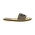 Multicolor Cotton Slides
