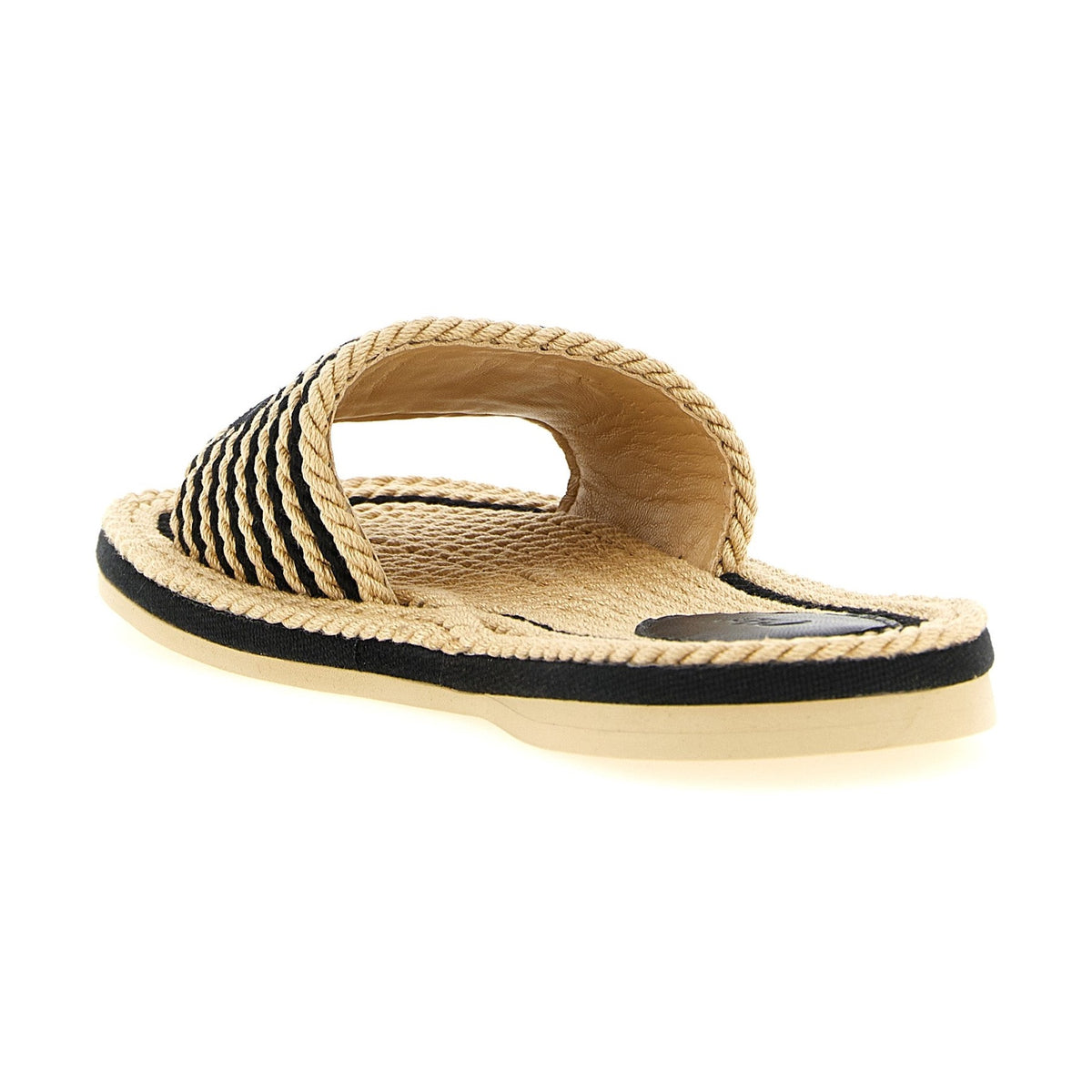 Multicolor Cotton Slides