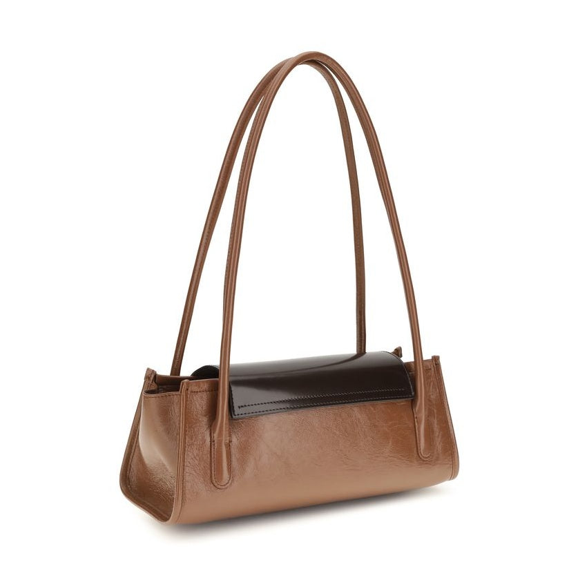 Brown Calf Leather Bos Taurus Shoulder Bag