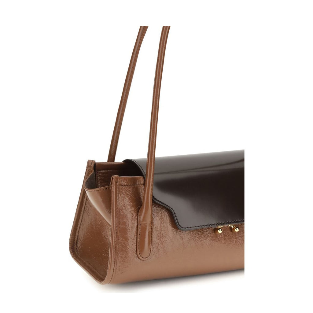 Brown Calf Leather Bos Taurus Shoulder Bag