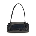 Black Calf Leather Bos Taurus Shoulder Bag