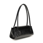 Black Calf Leather Bos Taurus Shoulder Bag