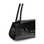 Black Calf Leather Bos Taurus Shoulder Bag