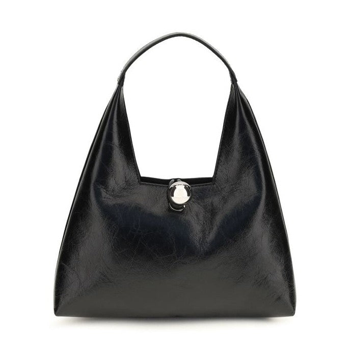 Black Calf Leather Bos Taurus Shoulder Bag