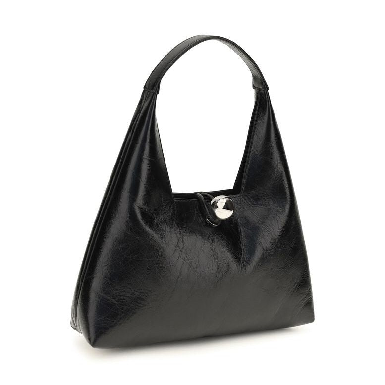 Black Calf Leather Bos Taurus Shoulder Bag