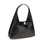 Black Calf Leather Bos Taurus Shoulder Bag