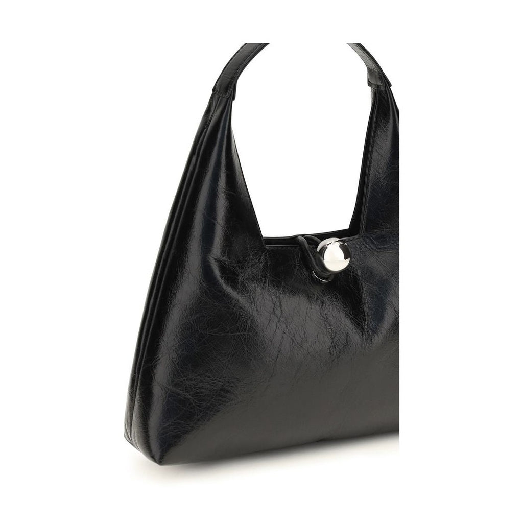 Black Calf Leather Bos Taurus Shoulder Bag