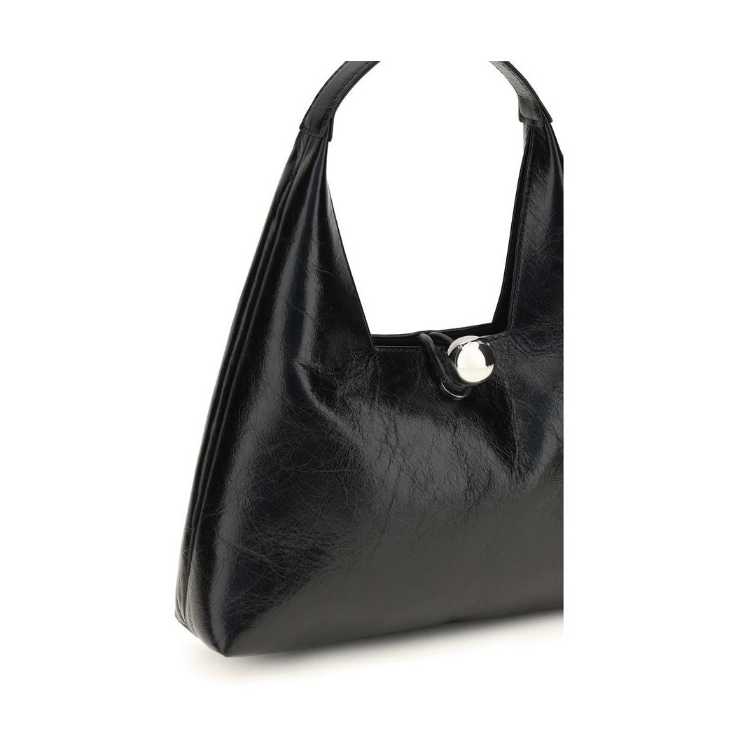 Black Calf Leather Bos Taurus Shoulder Bag
