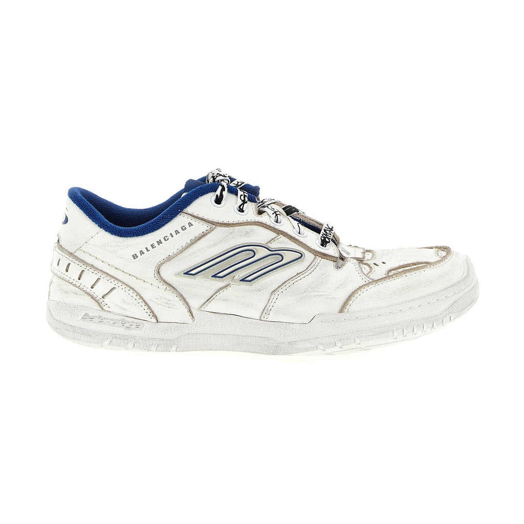 White Calfskin Athletic Sneakers
