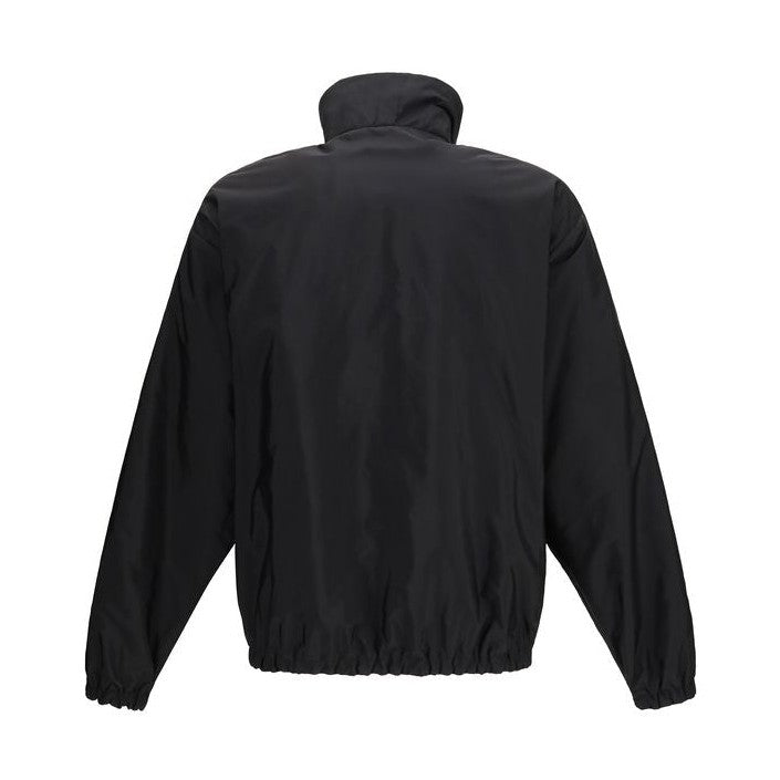 Multicolor Recycled Polyamide Full-Length Jacket