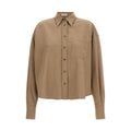 Beige Cotton Blouse